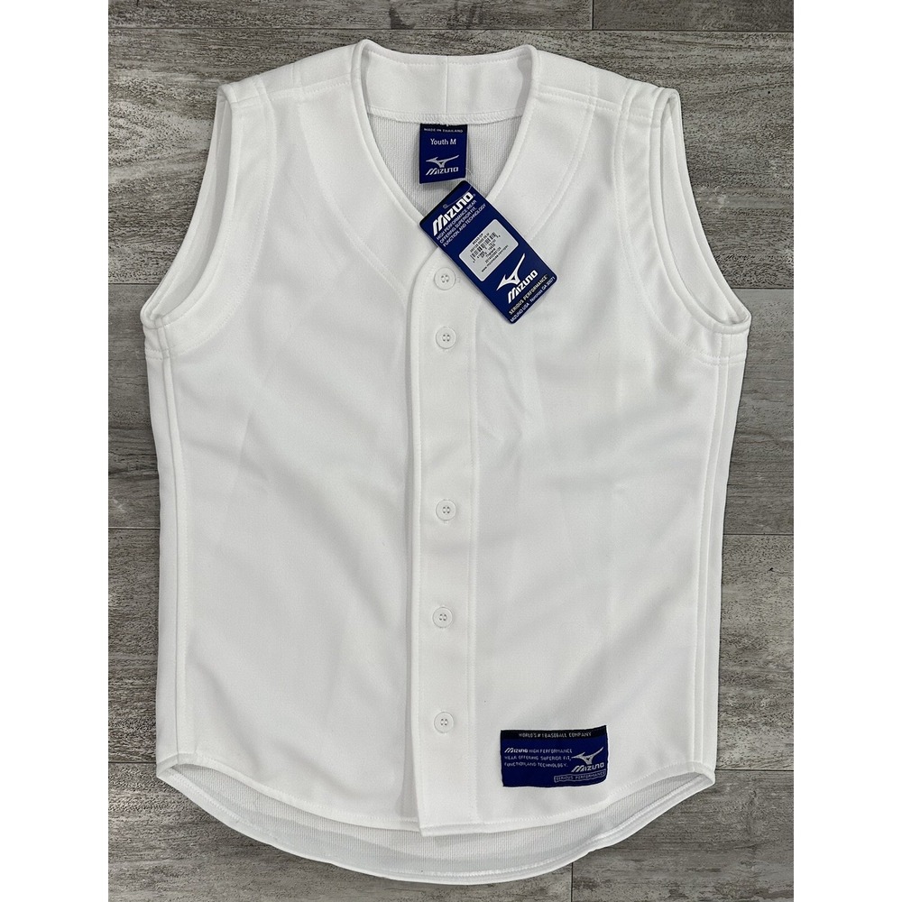 Mizuno Youth Serious Performance Sleeveless Jersey Size Medium Brand New